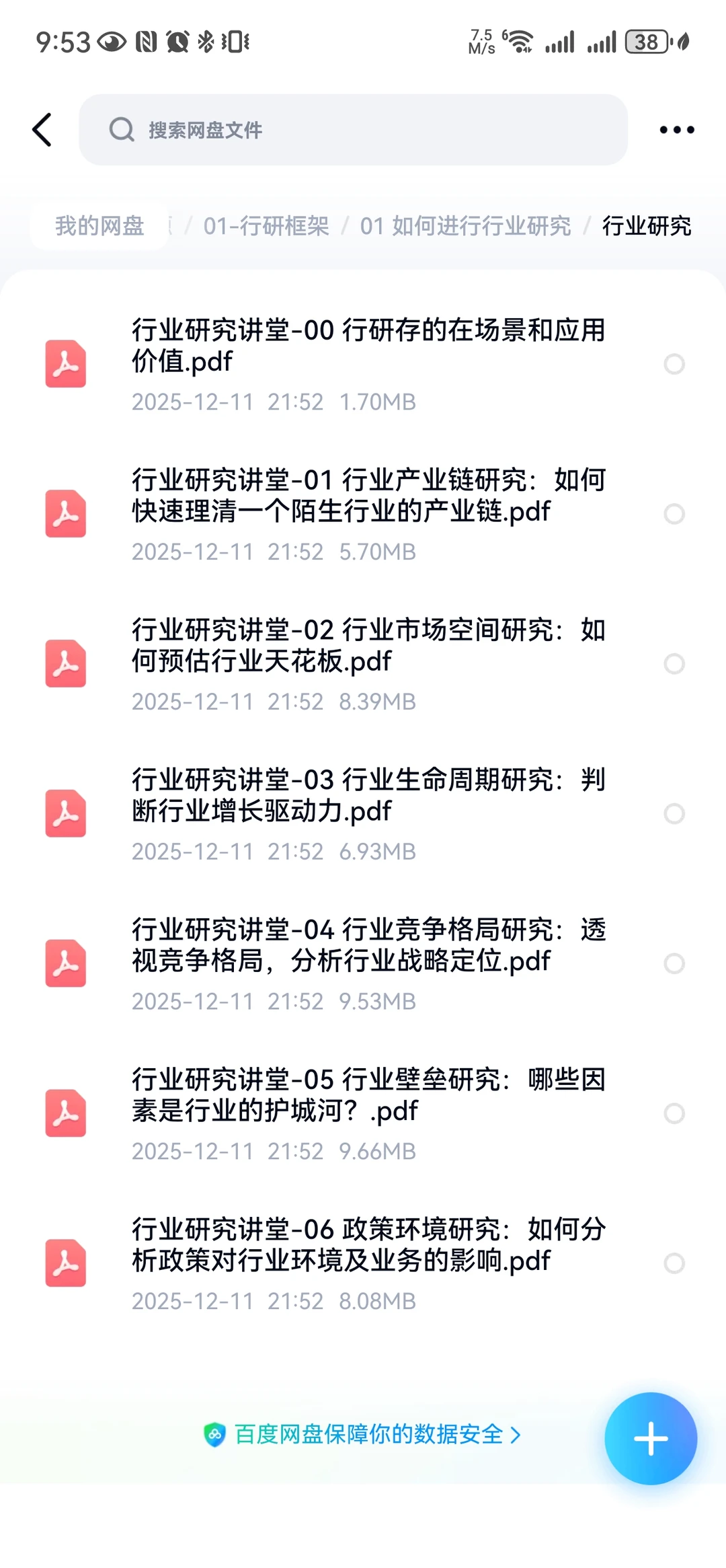 行业研究框架及方法论总结内容分为5个部分