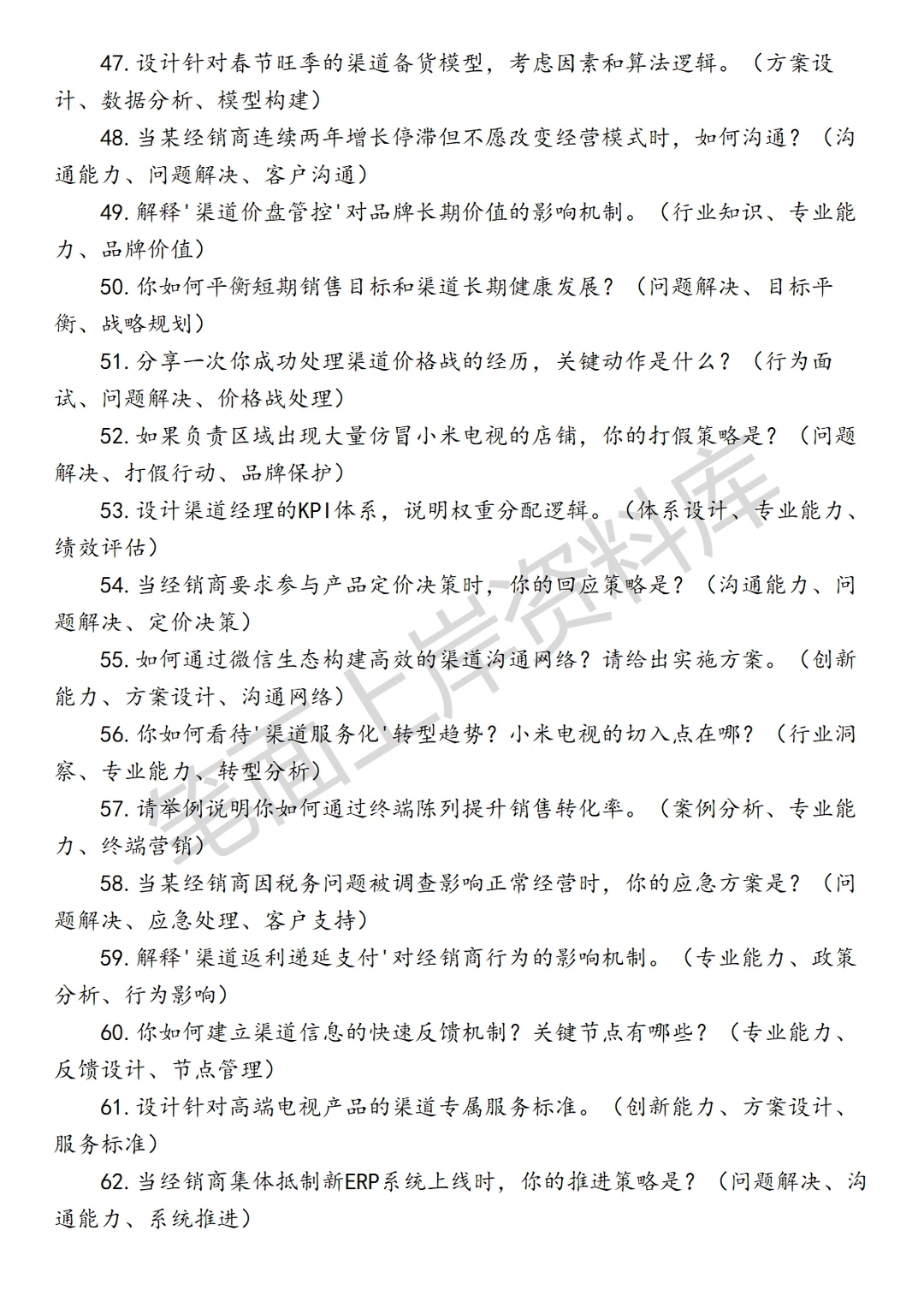 小米直供电视渠道经理