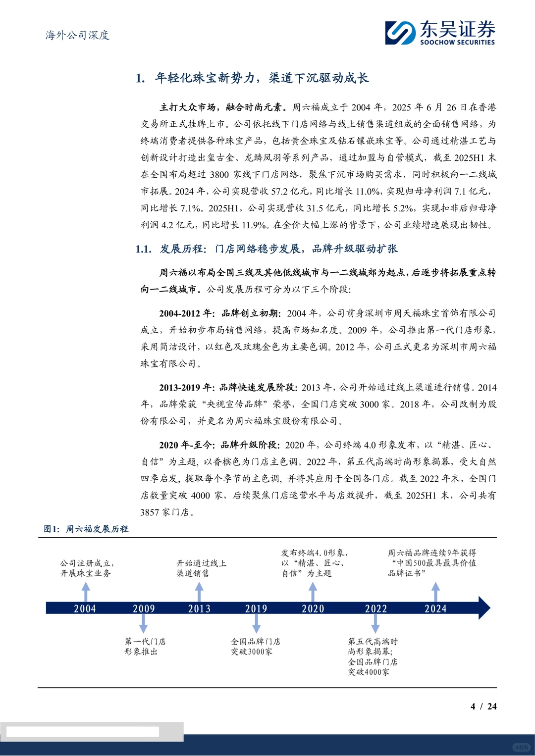 周六福-黄金珠宝品牌双轮驱动成长