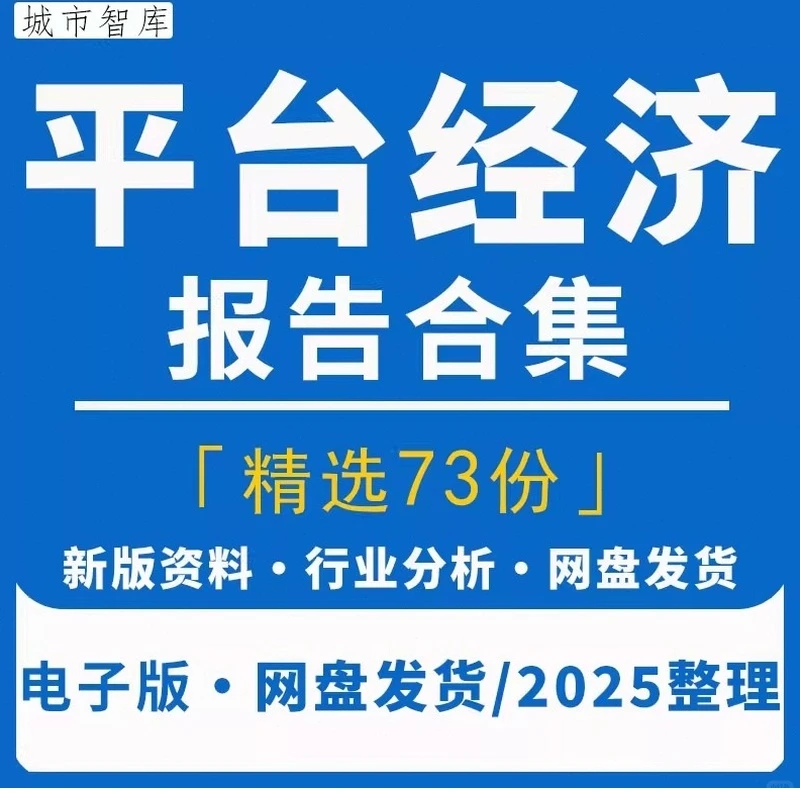 2025年中国平台经济行业研究分析报告平