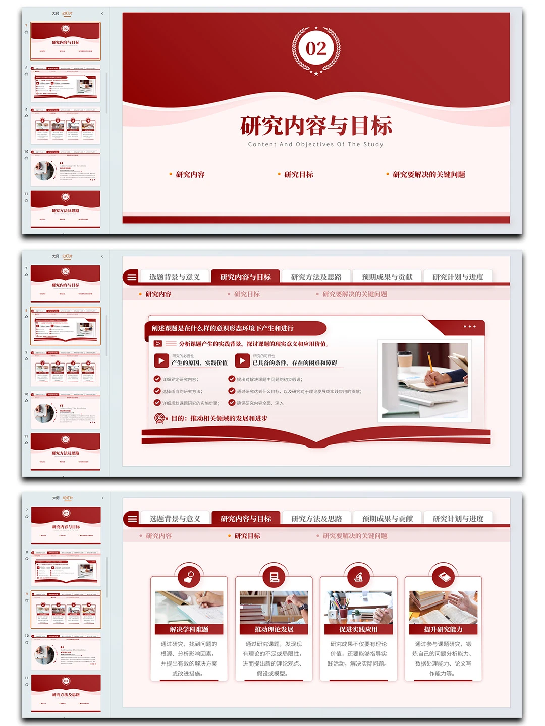 导:这才是我喜欢的开题答辩PPT