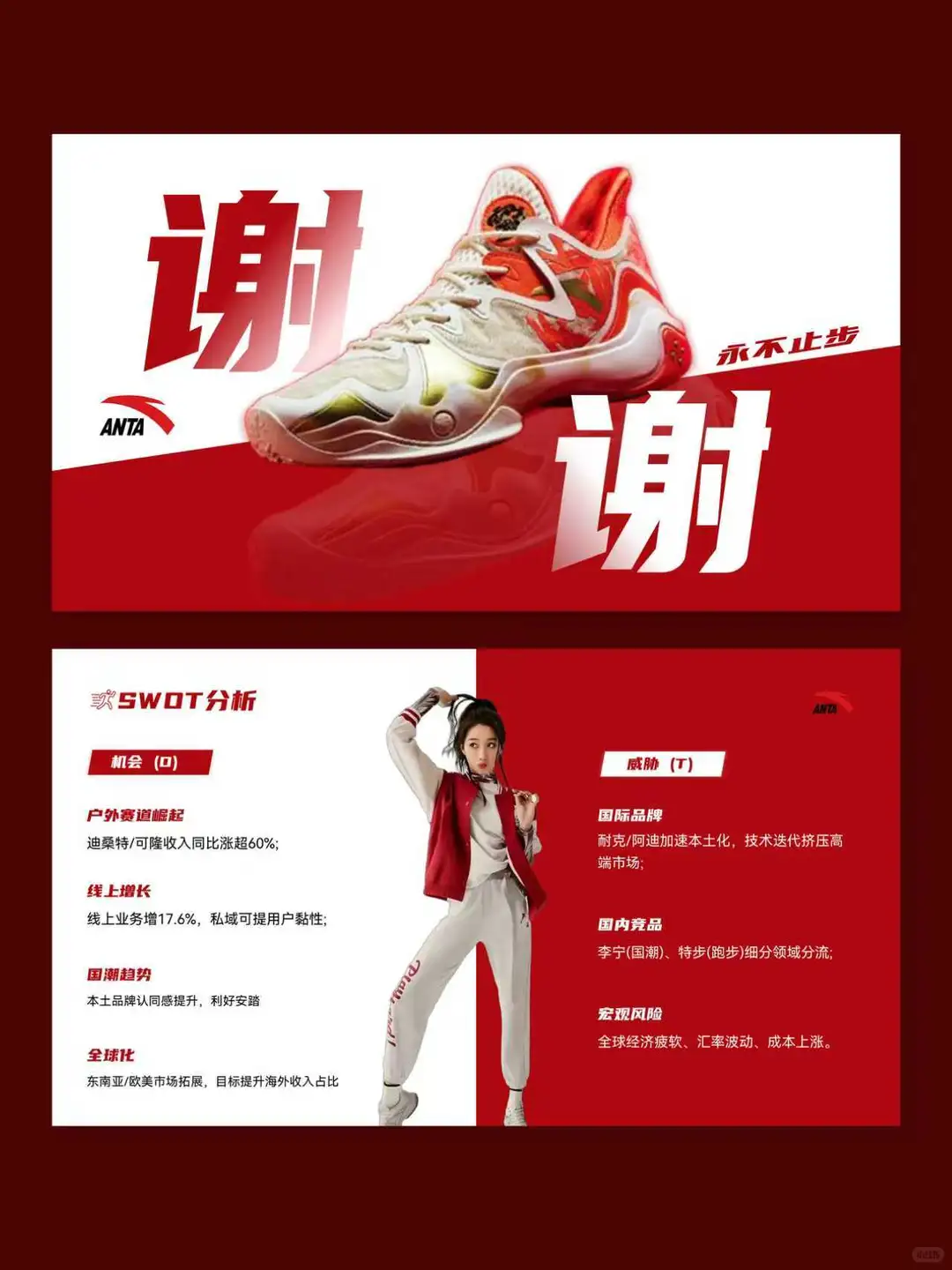 安踏品牌分析介绍ppt