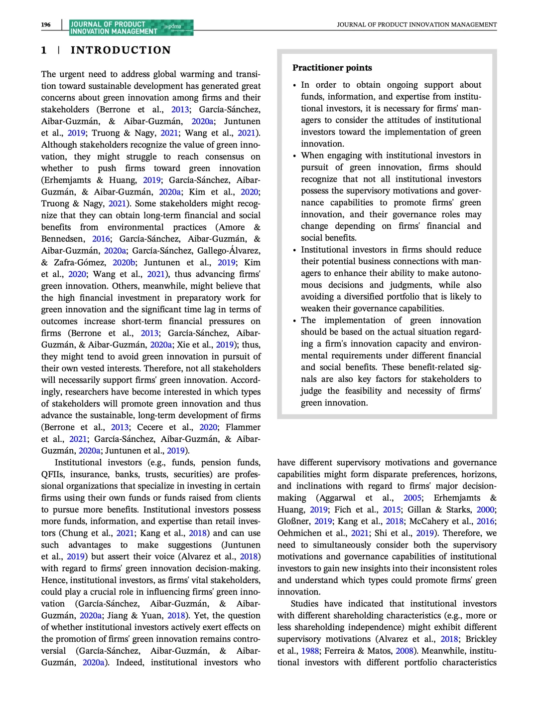 机构投资者对企业绿色创新的影响