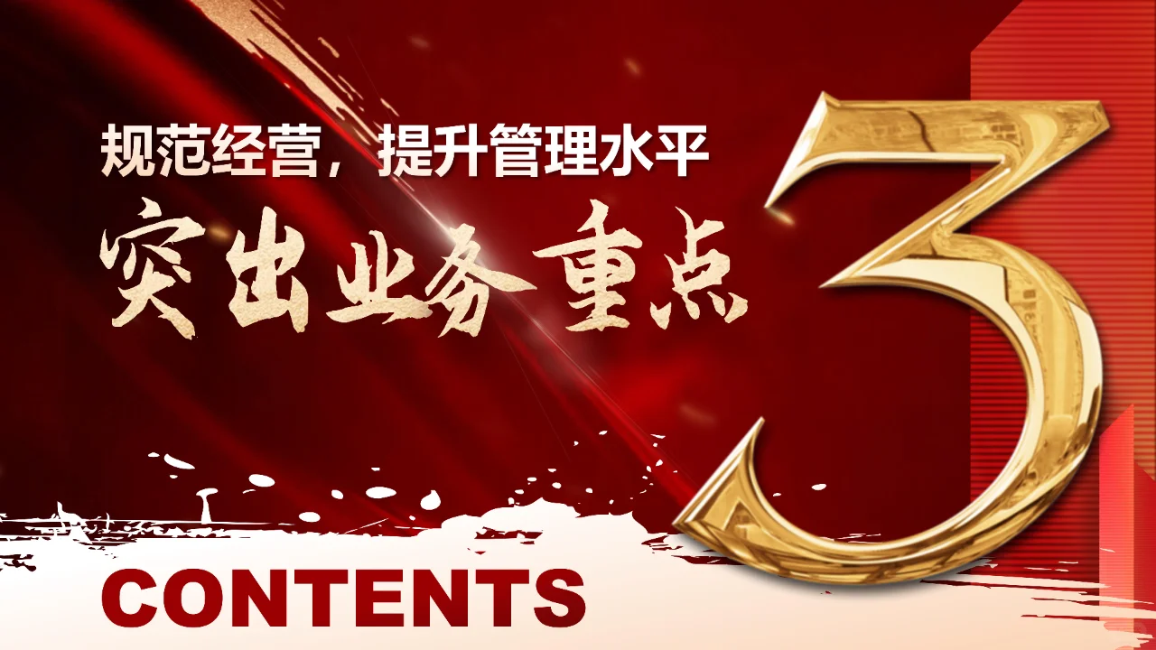 保险公司总结PPT模板