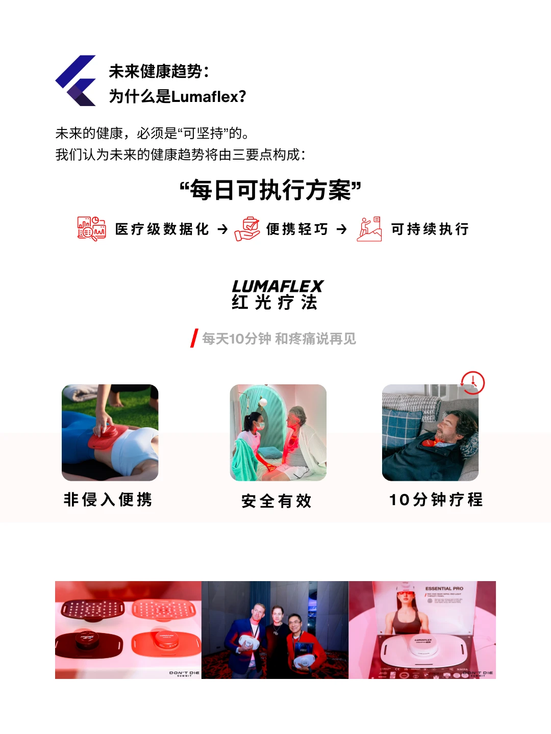 与Bryan Johnson共探未来健康，Lumaflex峰会