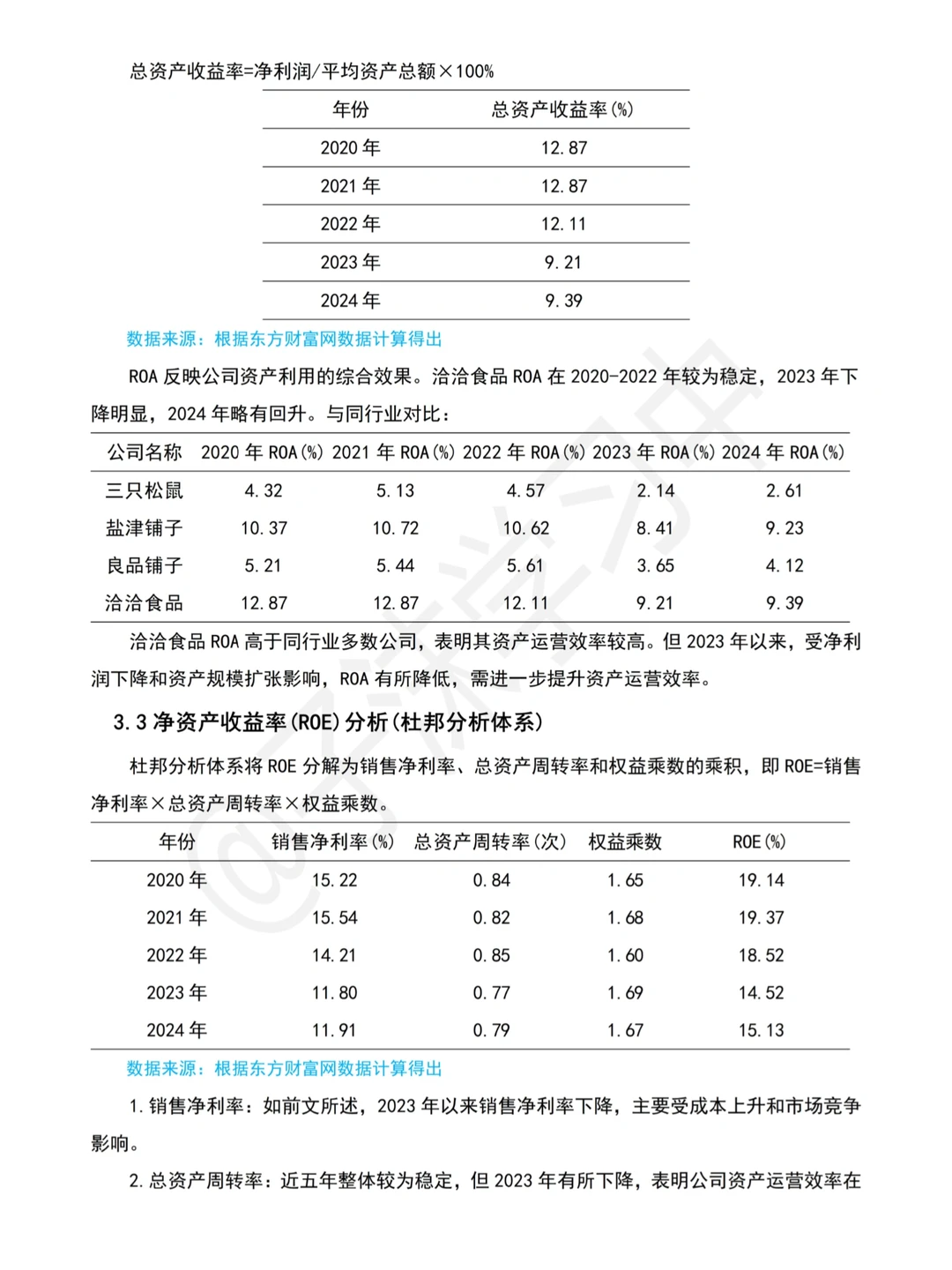 简单写个洽洽食品近五年财务分析报告?