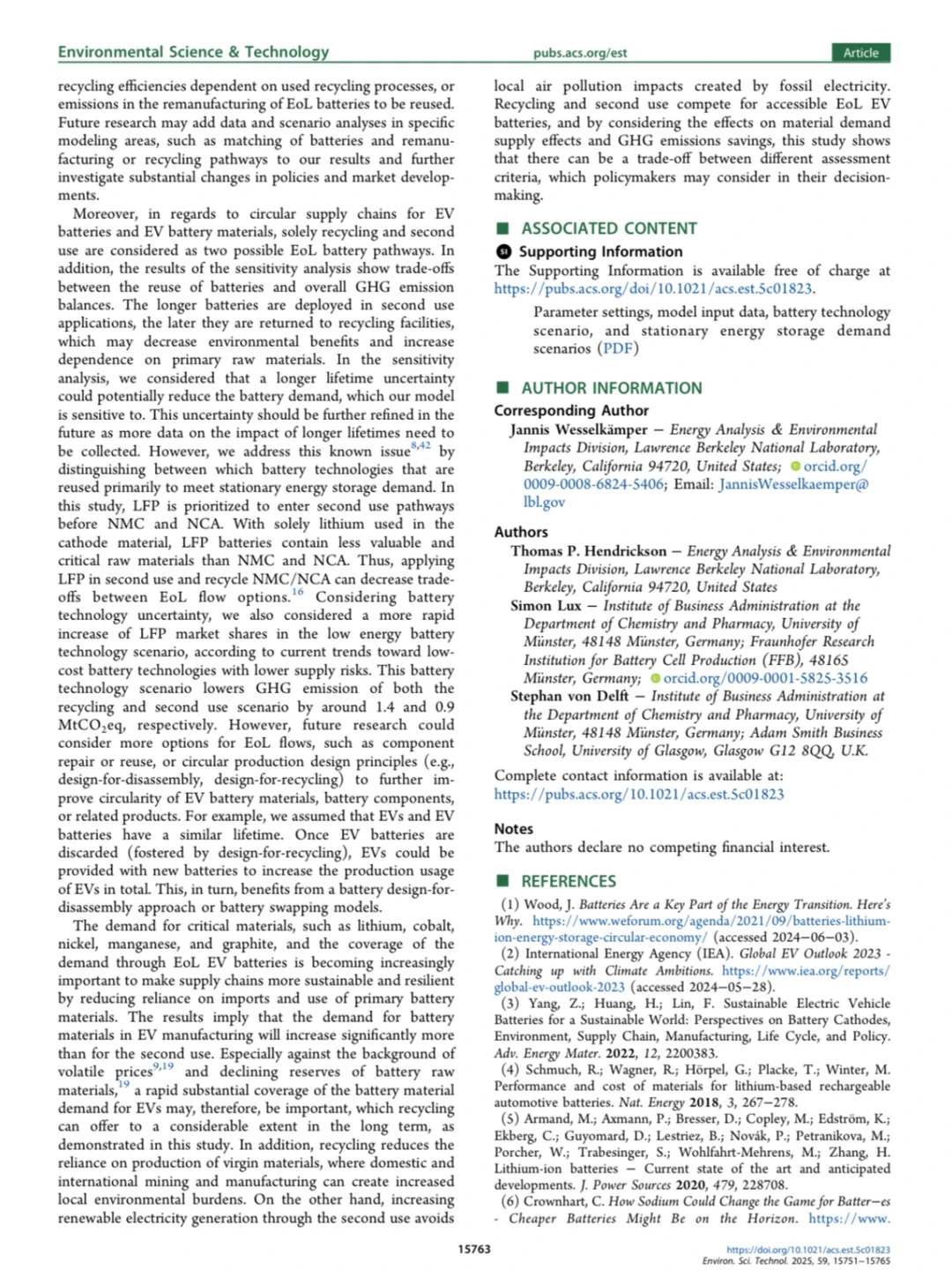 电动汽车电池二次利用与回收的减排效应