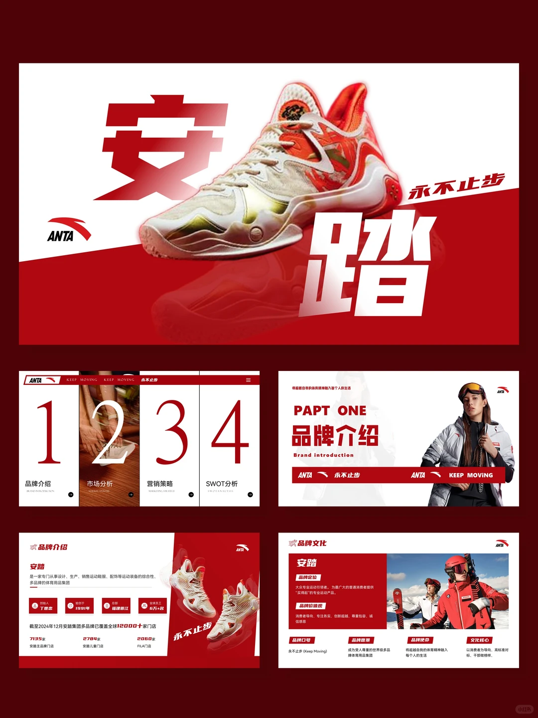 安踏品牌分析介绍ppt