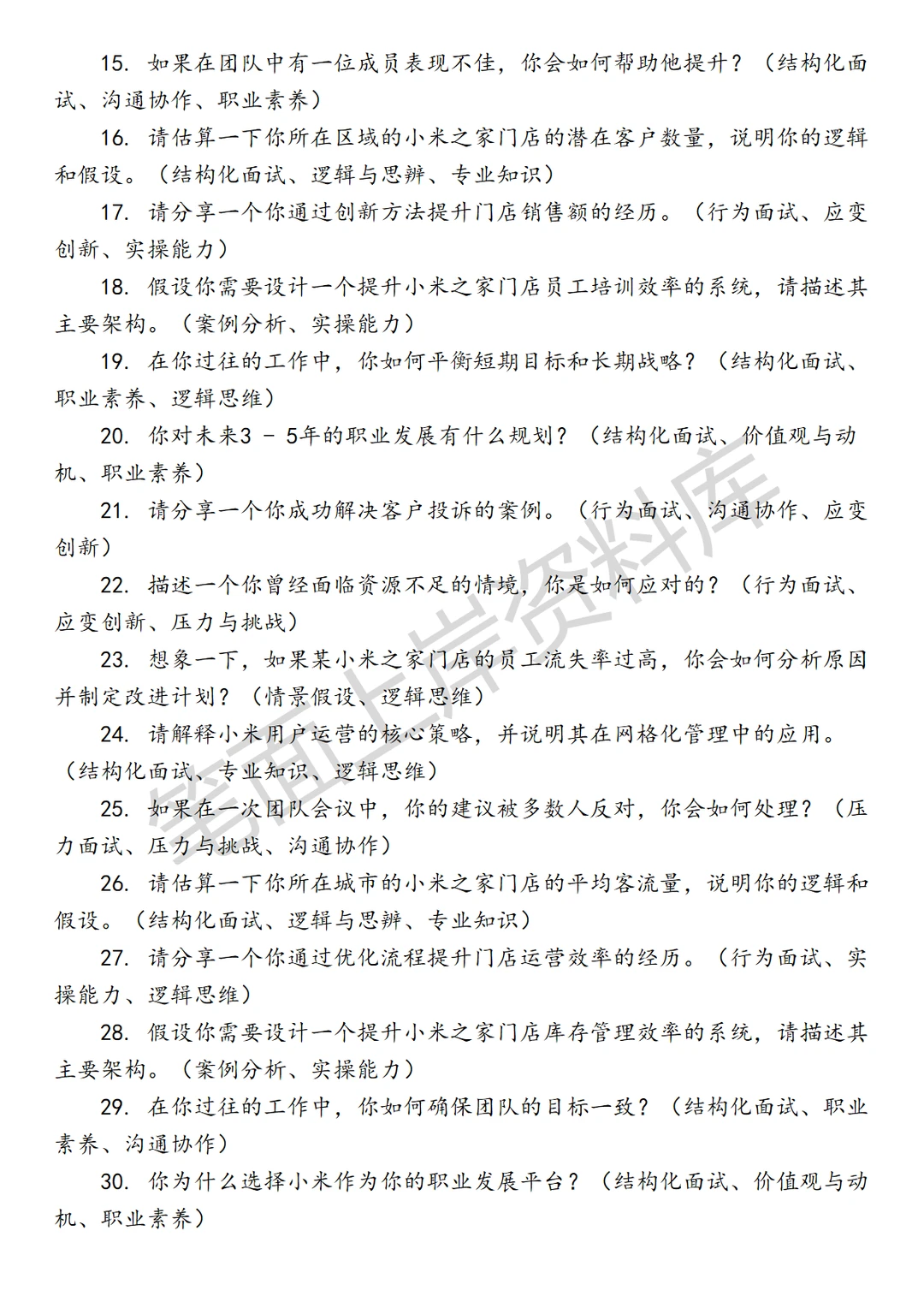 小米之家网格主管