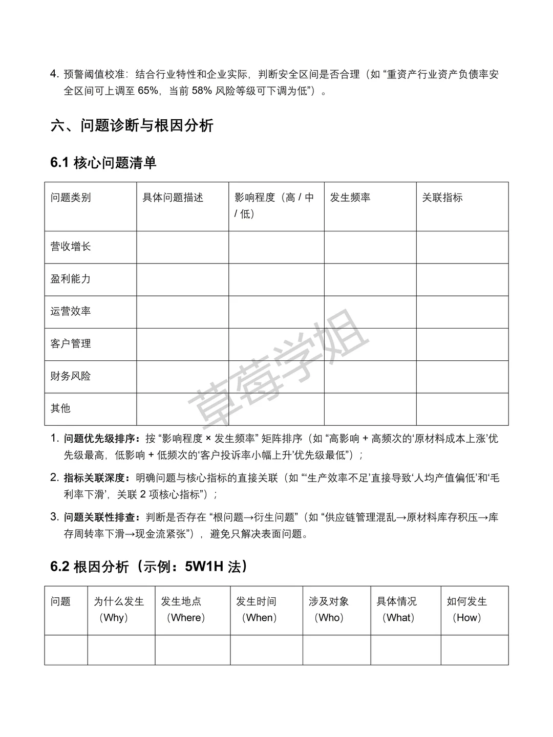 企业经营分析报告模板参考❗❗