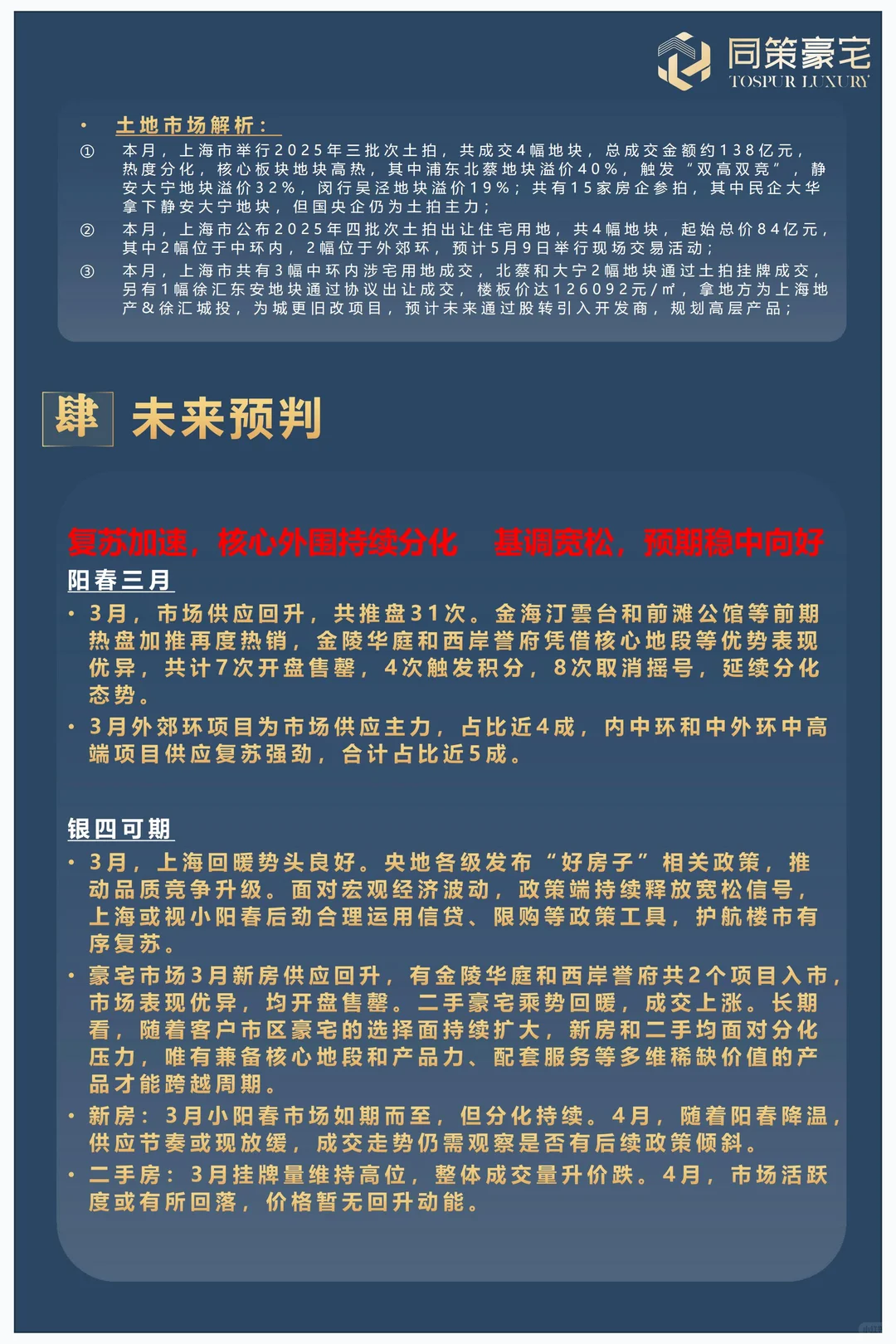 市场大幅回暖丨2025年3月豪宅市场月报