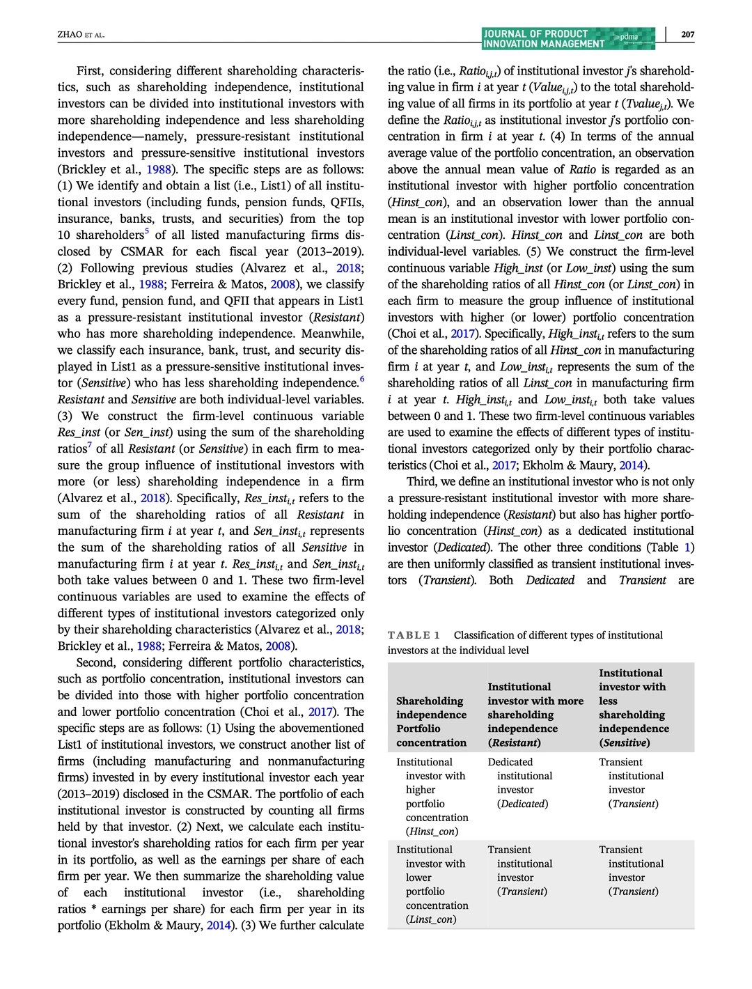 机构投资者对企业绿色创新的影响