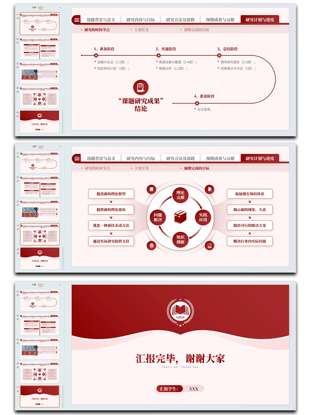 导:这才是我喜欢的开题答辩PPT