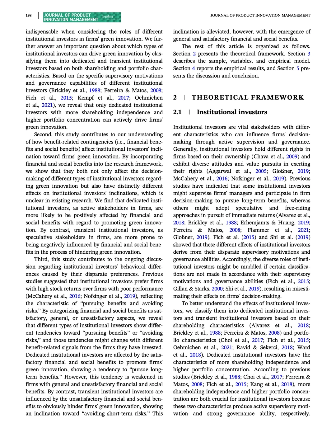 机构投资者对企业绿色创新的影响