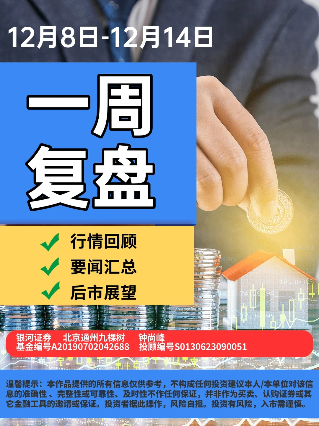 【独家投顾观点】12月8日-12月14日一周复盘