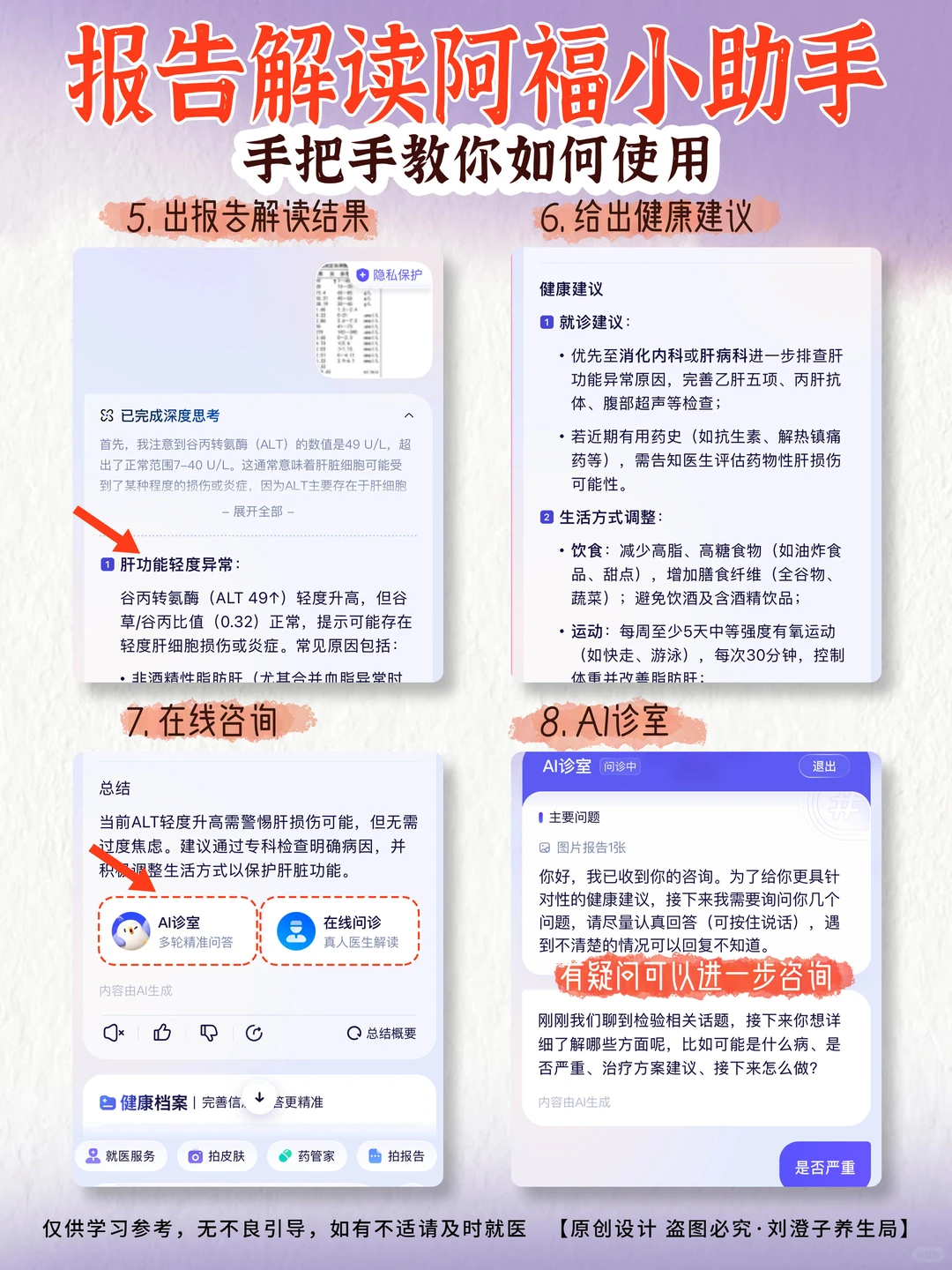 救命‼️肝功能报告怎么看？?还好有阿福！