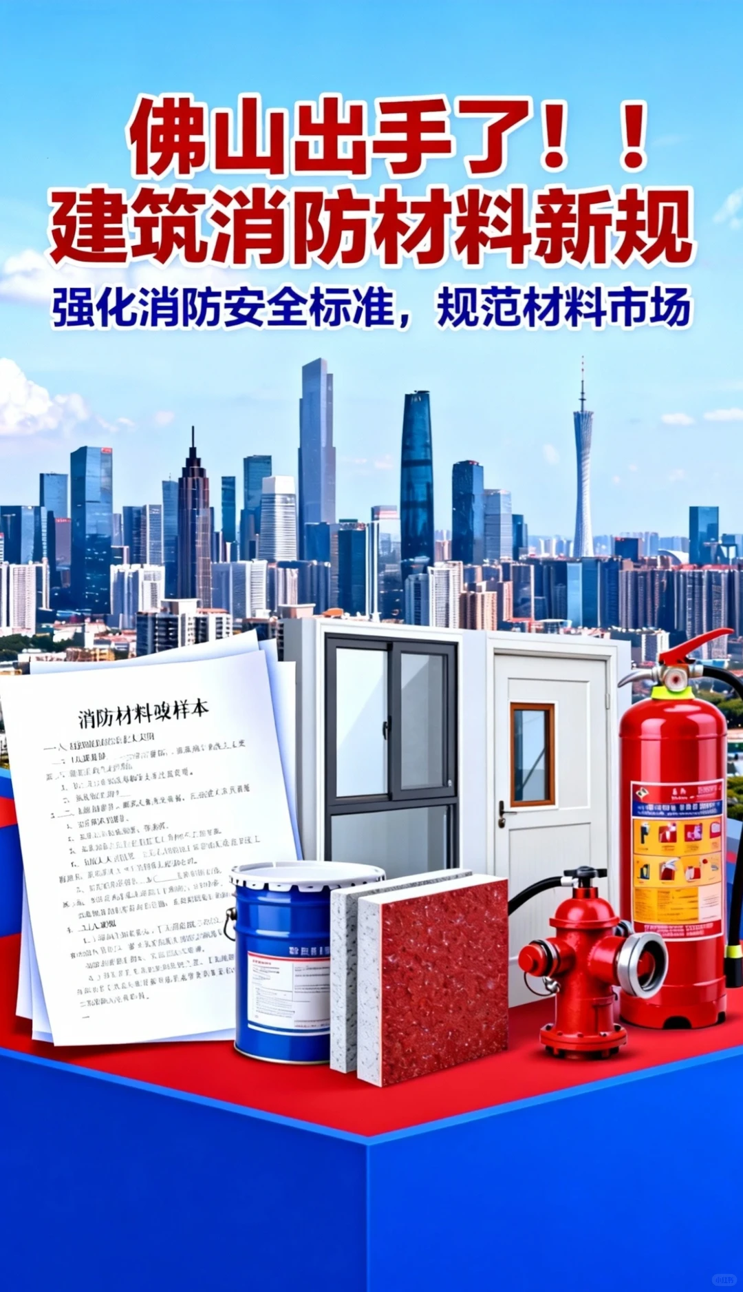 关于佛山建筑消防材料复验新规~