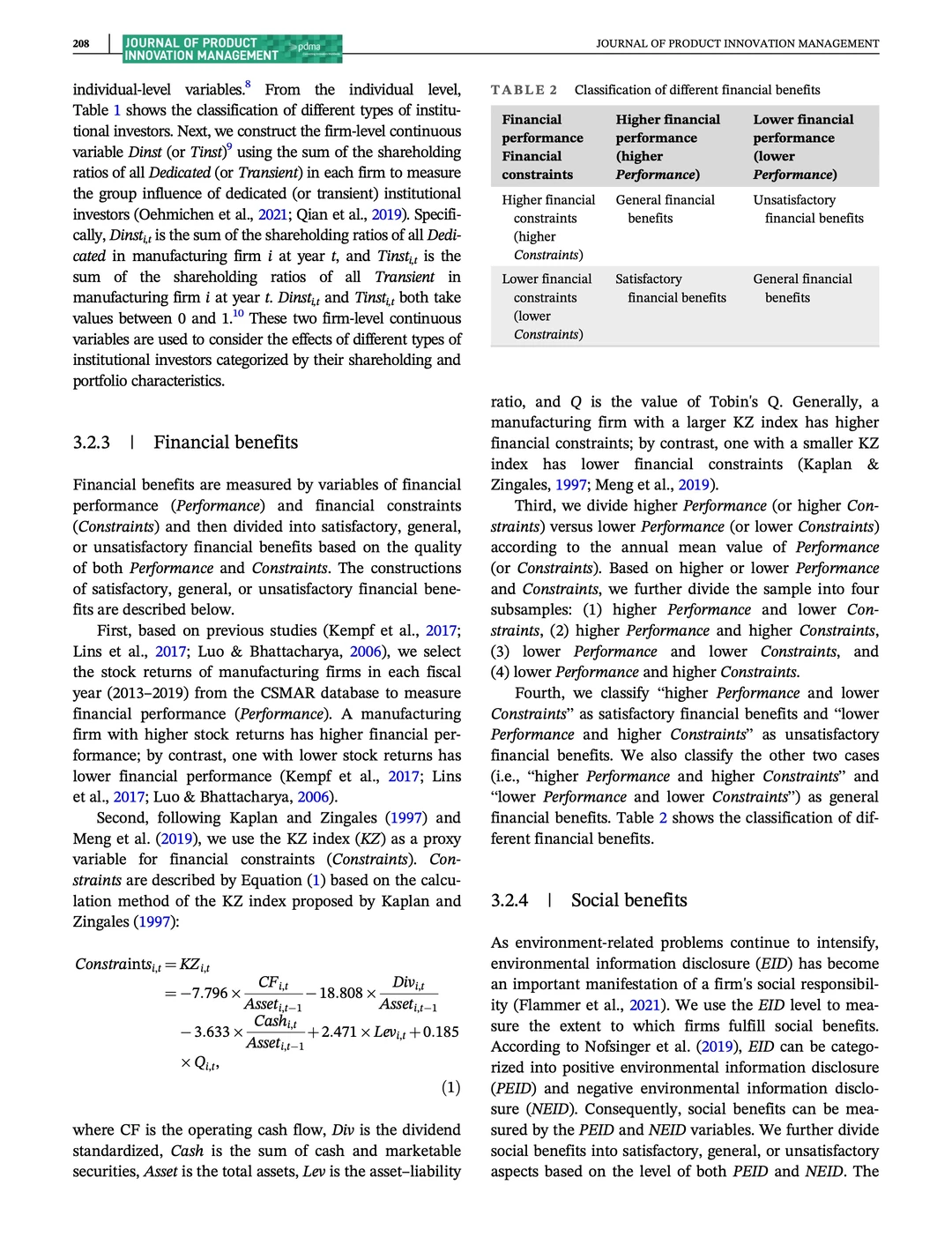 机构投资者对企业绿色创新的影响