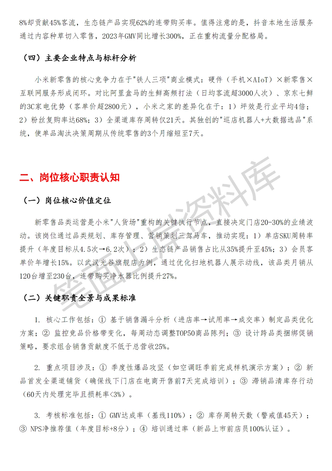 小米新零售品类运营