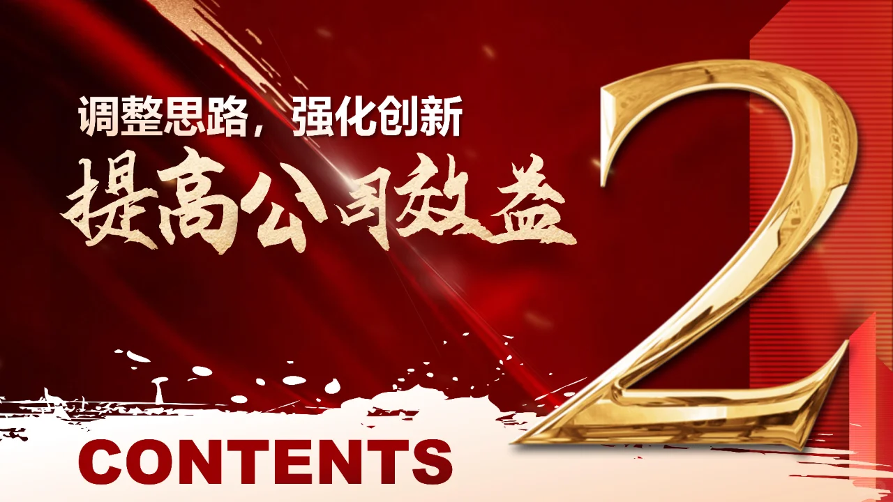 保险公司总结PPT模板