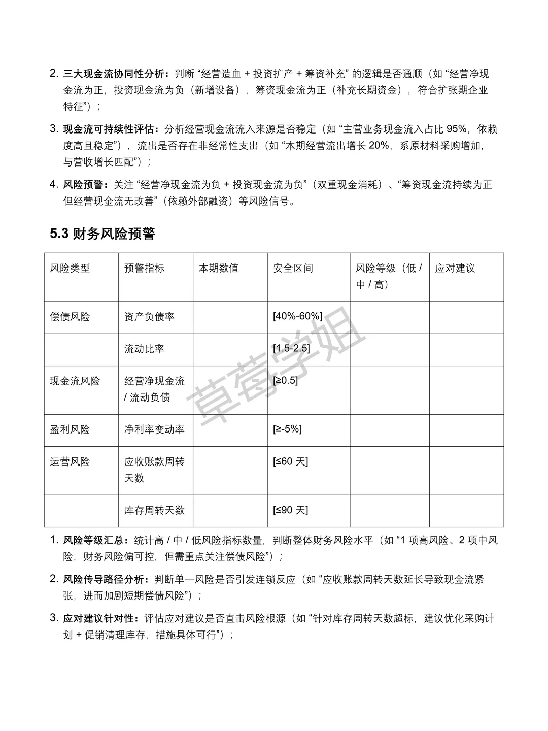 企业经营分析报告模板参考❗❗