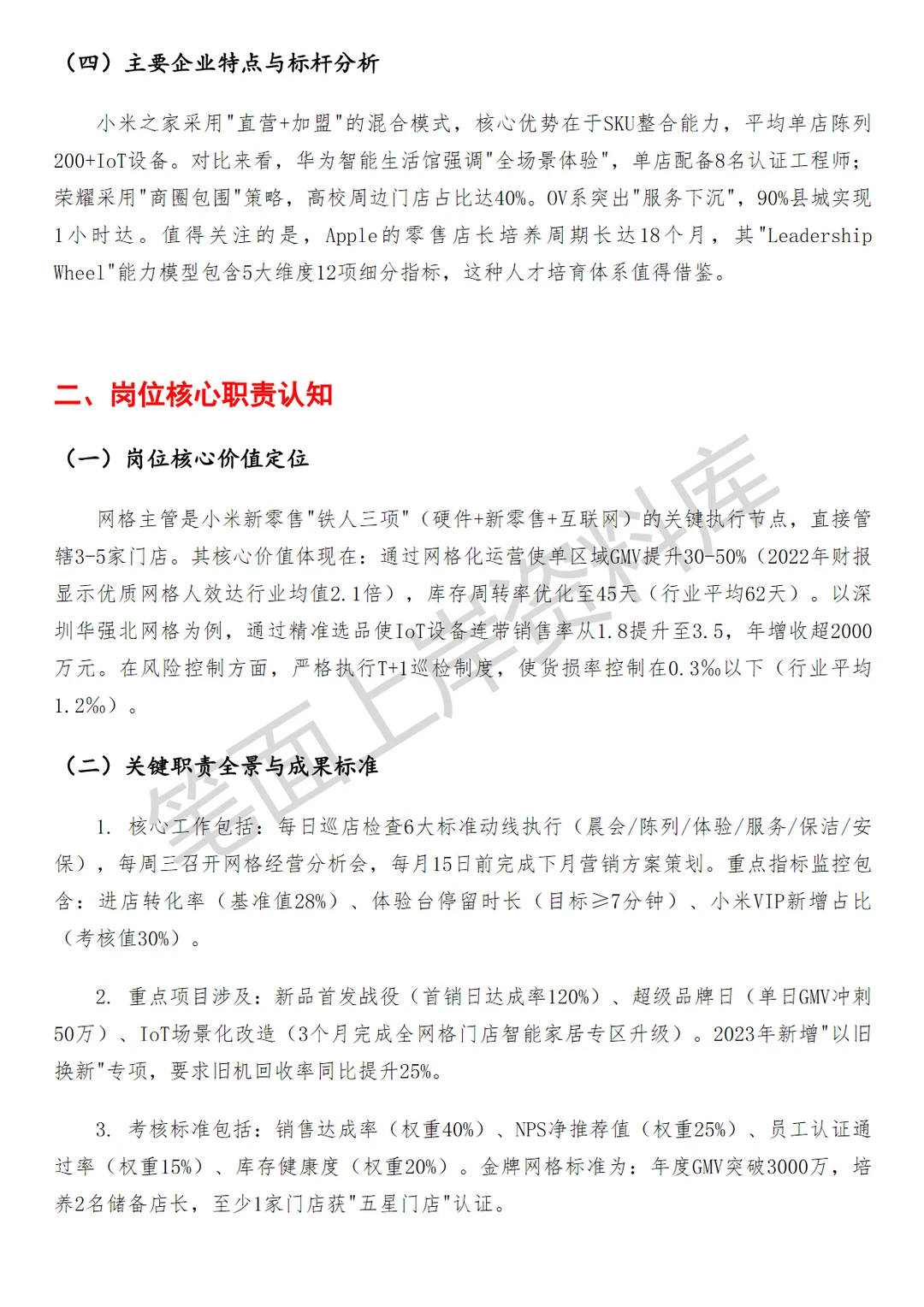 小米之家网格主管