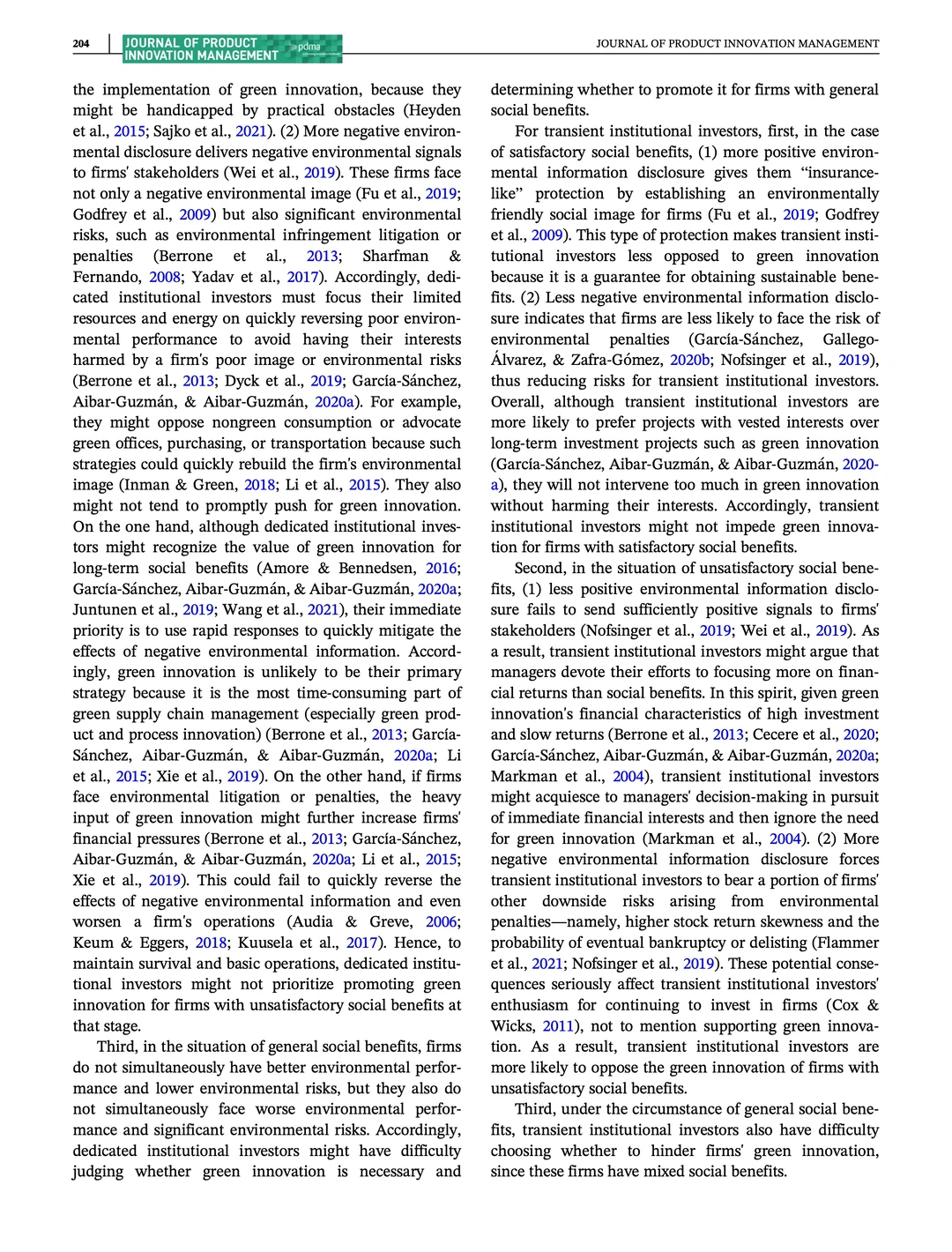 机构投资者对企业绿色创新的影响
