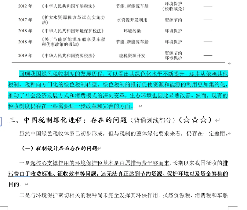 2025税收热点专题二——绿色税制