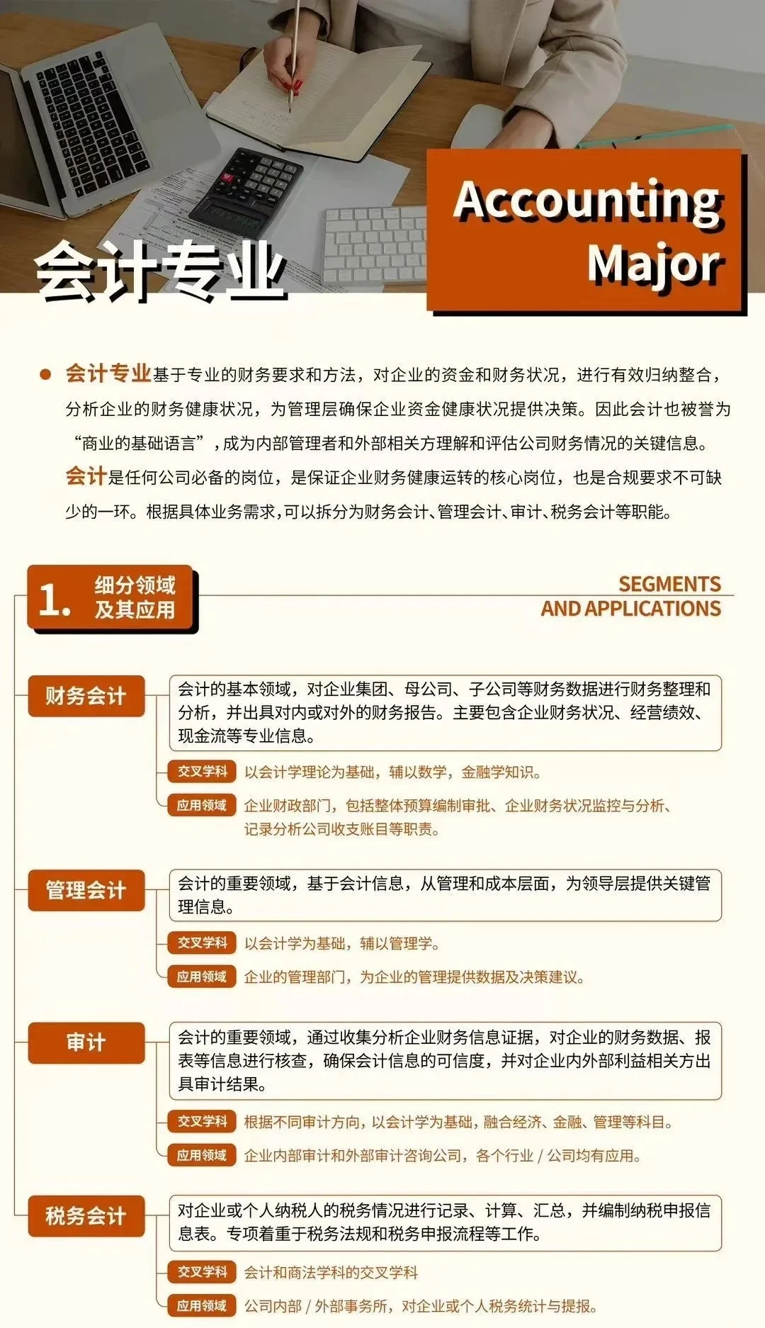 会计专业细分领域及专业分支解析