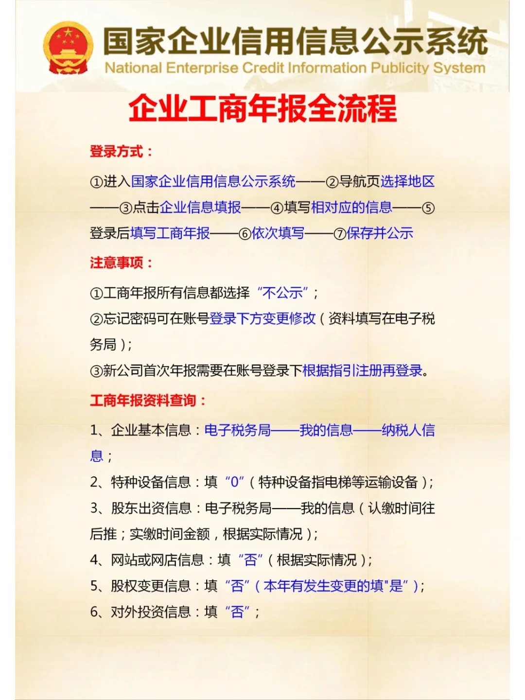 2025工商年报官网保姆级教程,请关注!