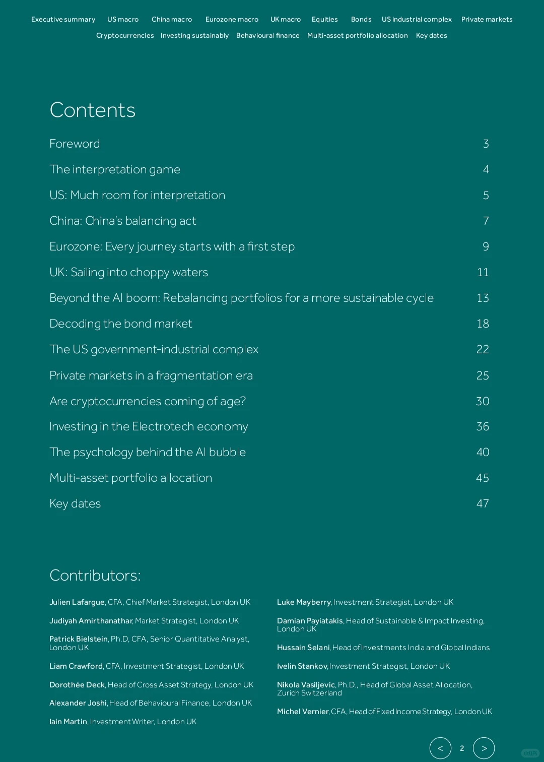 巴克莱Barclays|2026年投资展望