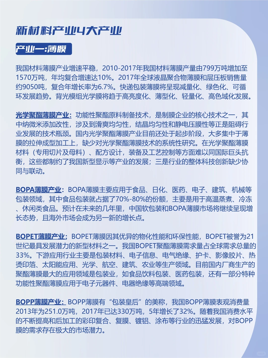 新材库分享|?新材料4大产业