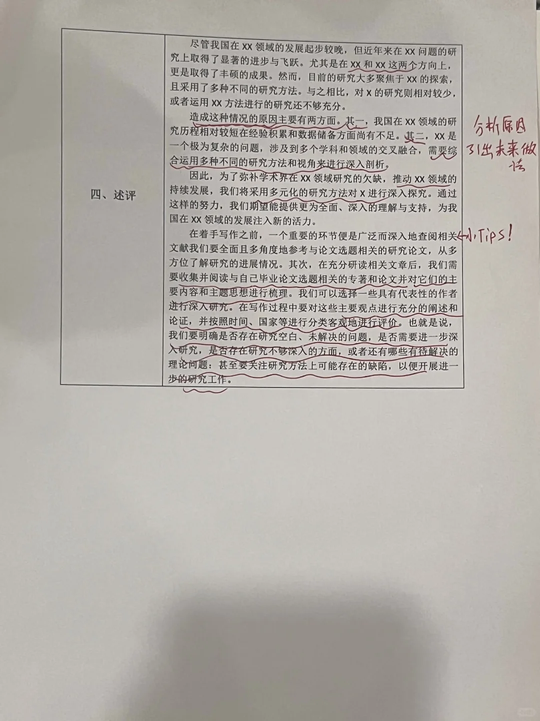 开题报告思路分享