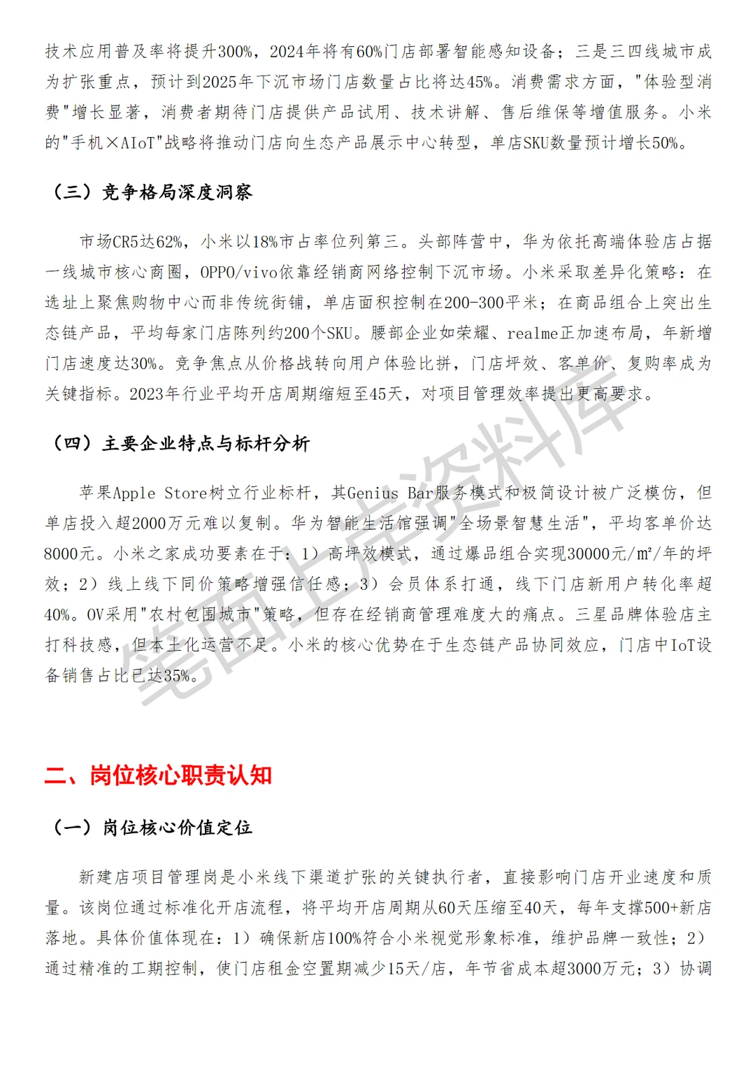 小米新建店项目管理