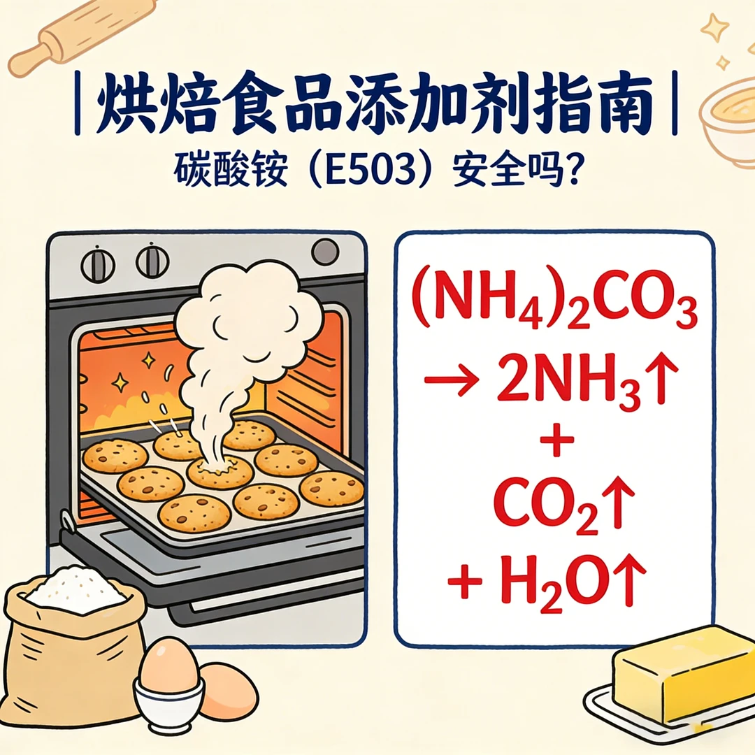 烘焙业新宠:碳酸铵替代铝膨松剂,更安全!