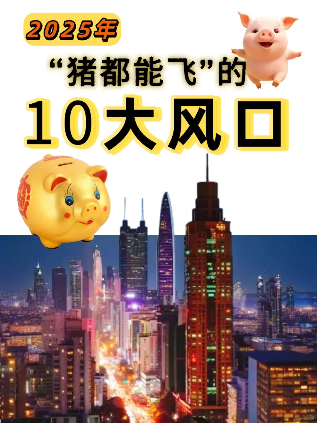 2025年“猪都能飞”的10大风口 ??
