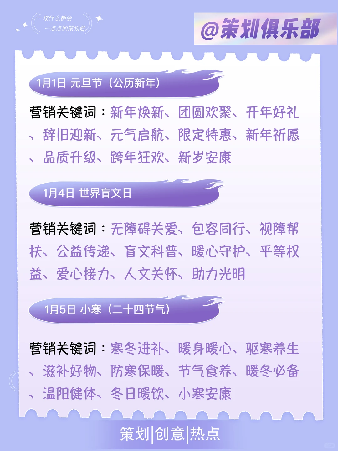 写给全行业策划的1月营销启示！开年流量