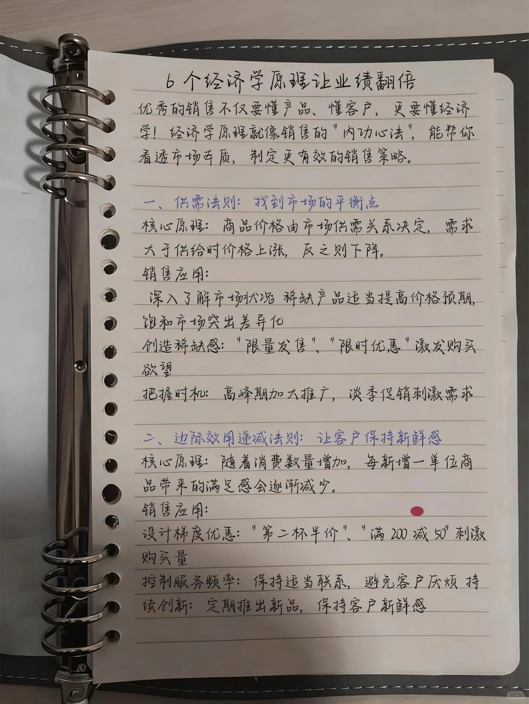 6 个经济学原理让业绩翻倍