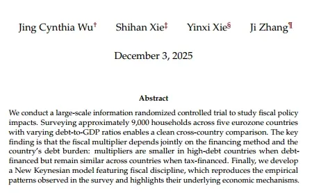 【研究灵感】事关财政支出的来源