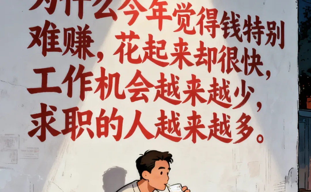 为什么今年工作机会越来越少,钱难赚