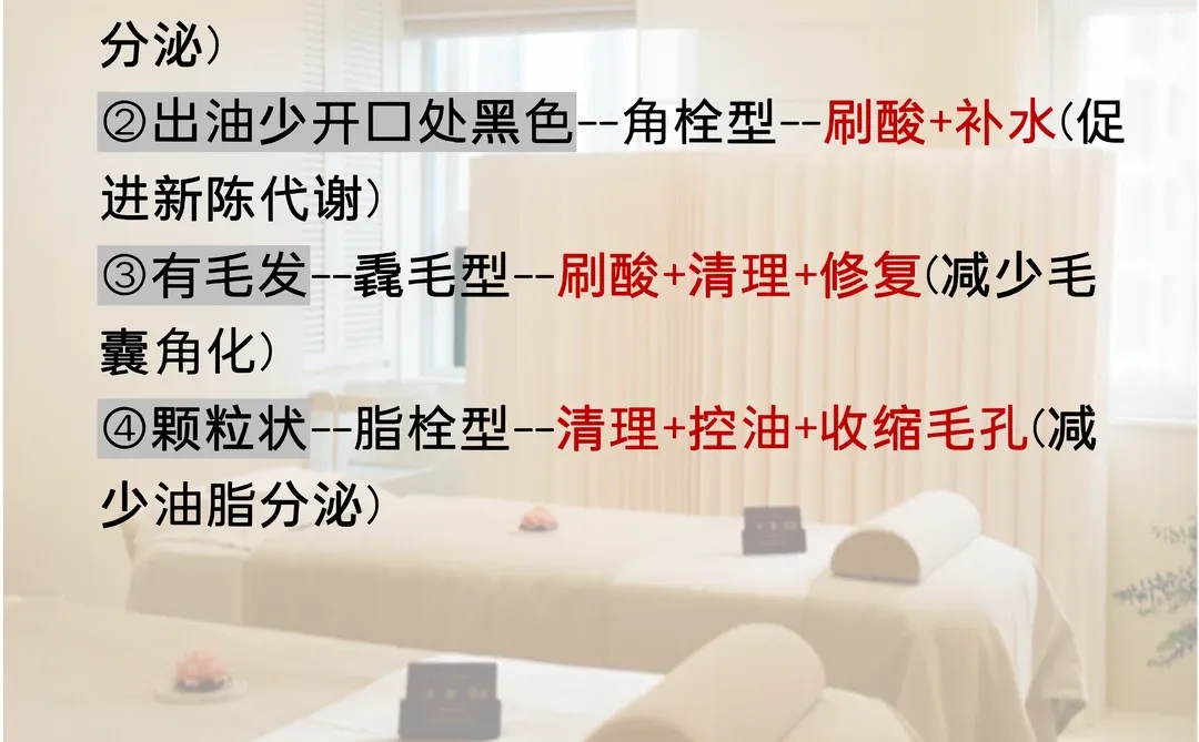美容师一定要知道的11种问题肌管理方案❗️