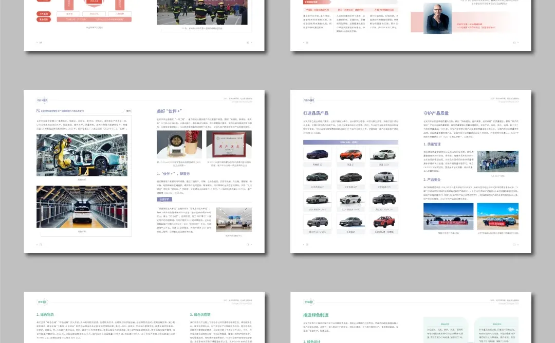 ESG报告设计案例分享-长安汽车2023