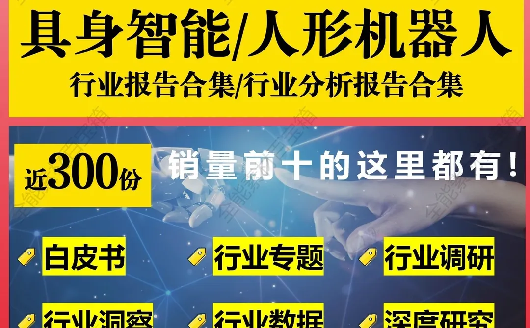 人形机器人具身智能行业研究报告白皮书AI