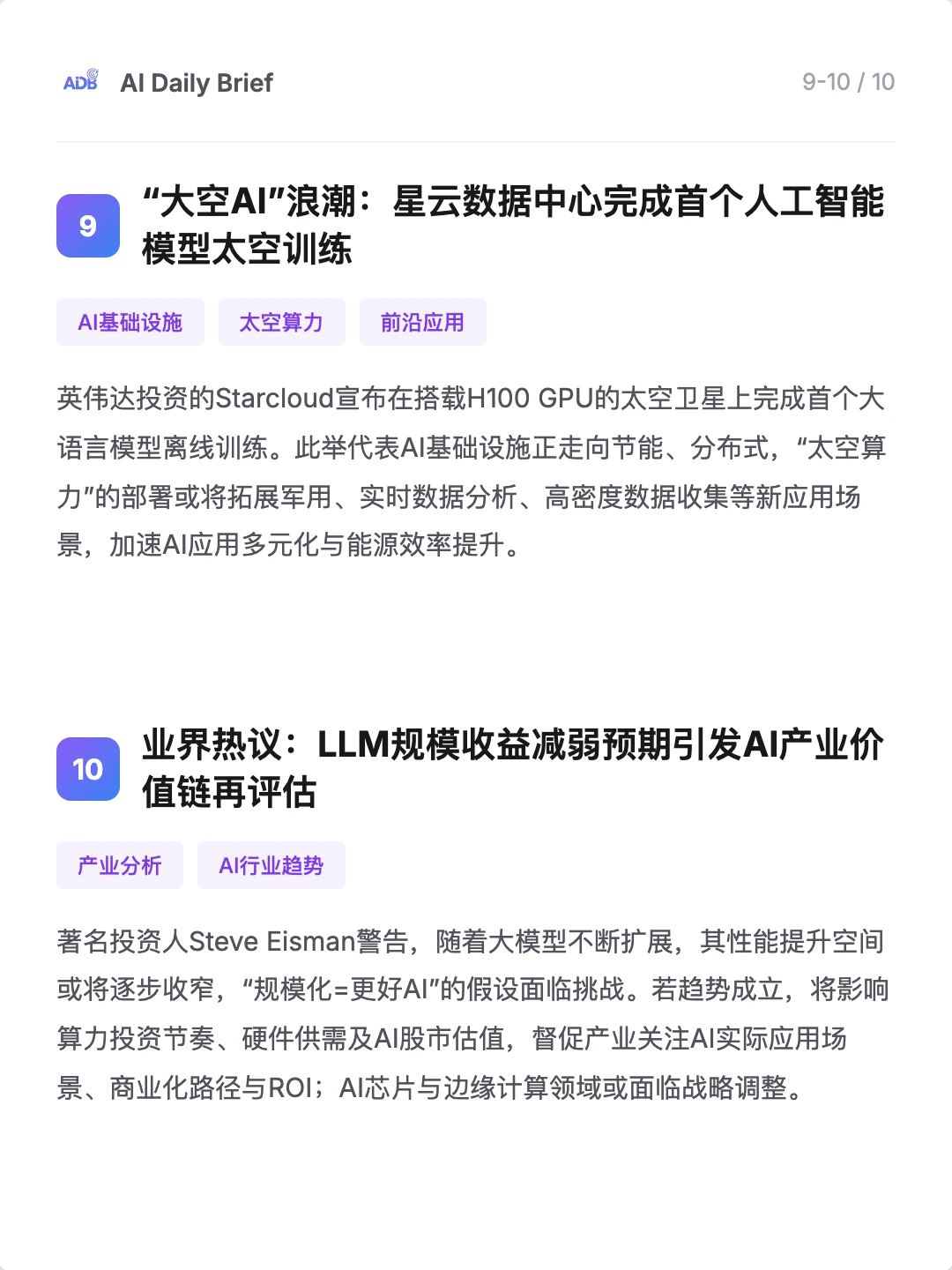 ⚡ AI 今日简报 - 2025年12月12日