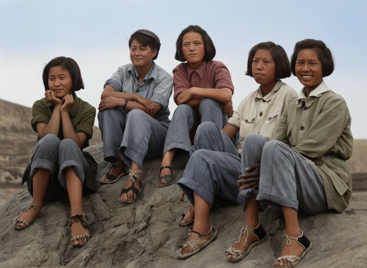 抗战时期老照片AI修复