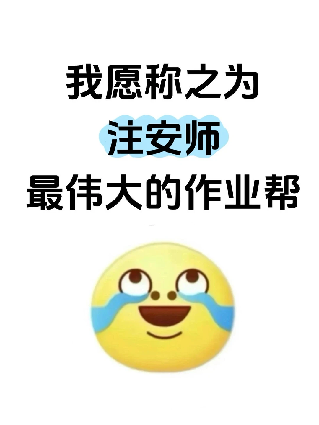 我愿称之为注安界最伟大的作业帮...