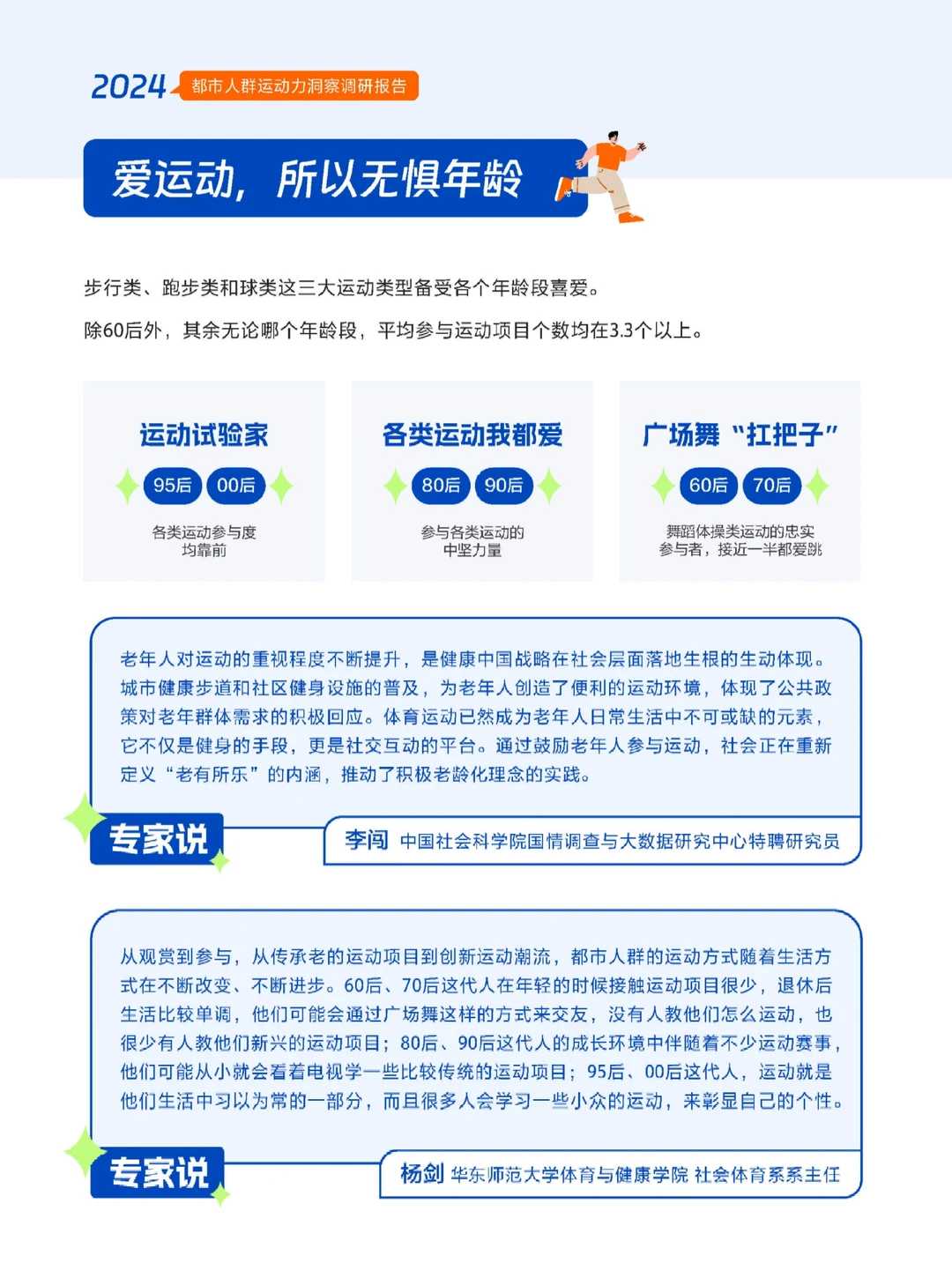 58页报告|2024年都市人群运动力洞察调研