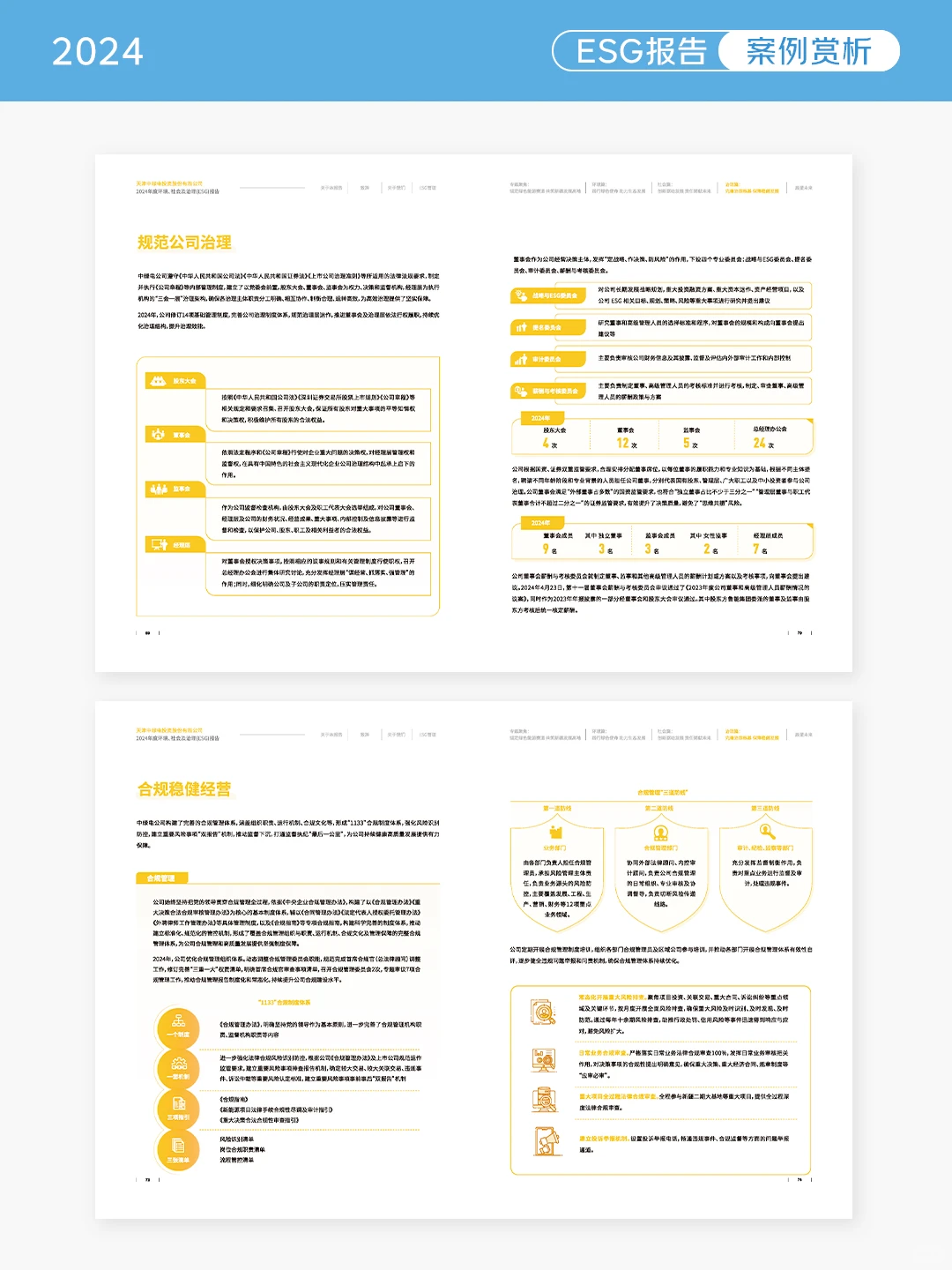 logo做封面！中绿电ESG报告也太会了吧！
