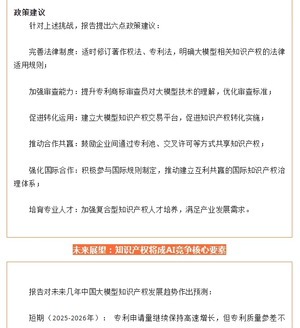 中国人工智能大模型知识产权发展报告 2025