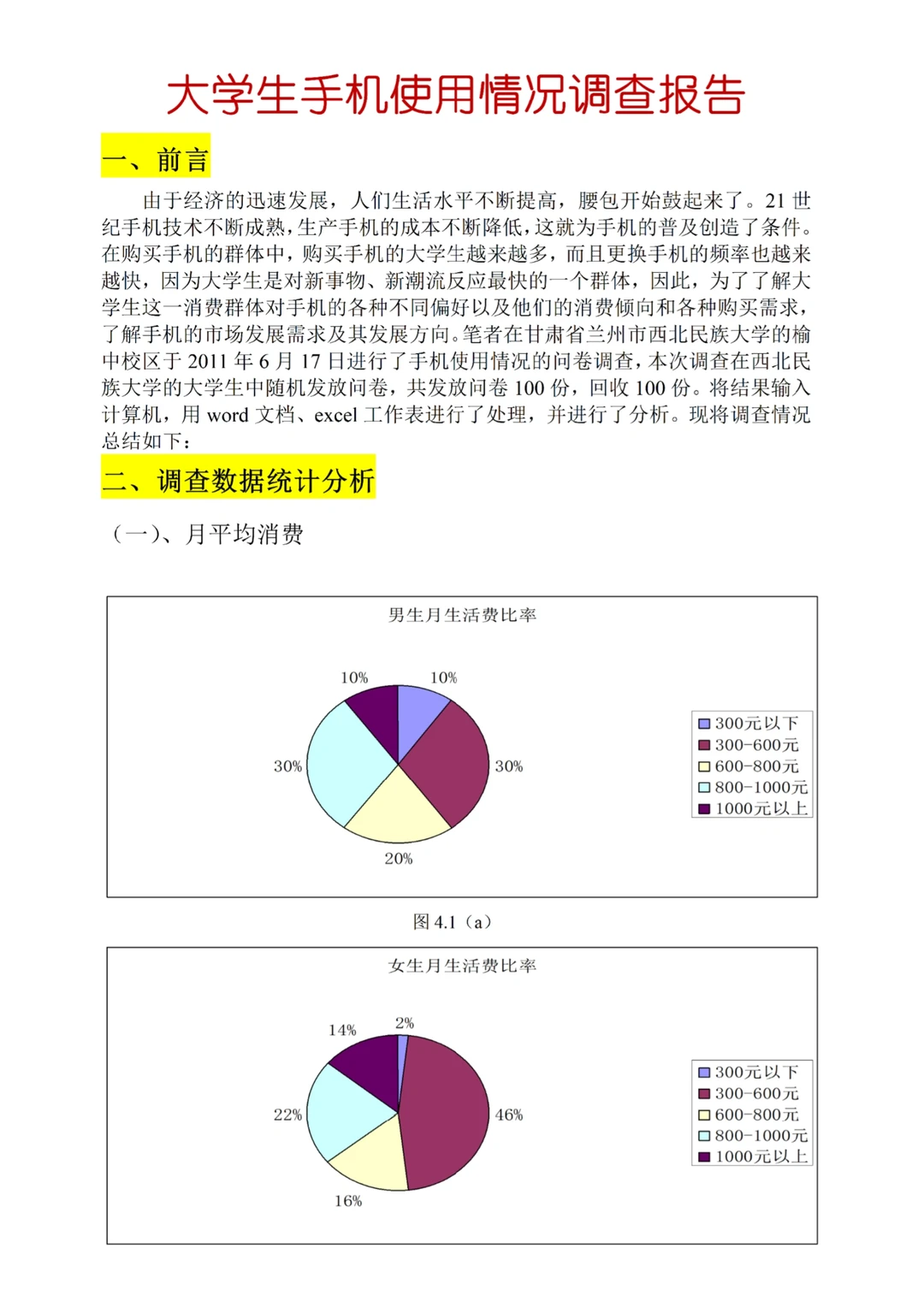 大学生手机使用情况调查报告分享?